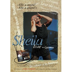 PLAN PROMO 4 pages Sheila live olympia 98 / 99 dédicacé