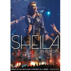 PLAN PROMO cartonné 4 pages Sheila en concert