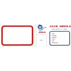 Carte du CLUB SHEILA 1965 COLLECTOR