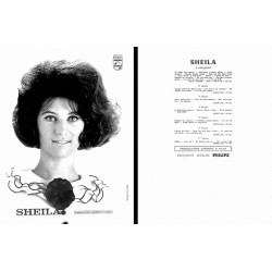 Sheila GRANDE carte glacée noir et blanc 64