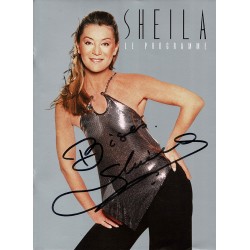 Programme Sheila Olympia 1999 dédicacé