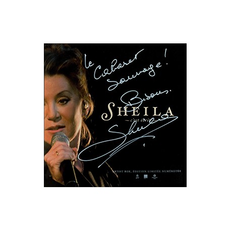 ARTIST BOX dédicacé - SHEILA "C'est écrit" - édition limitée numérotée - numéro 0021