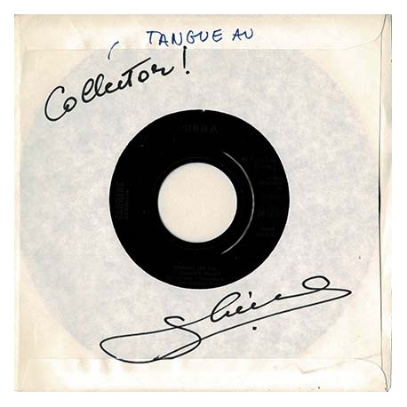 SP SHEILA "Tangue au" TEST-PRESSING RARE - dédicacé