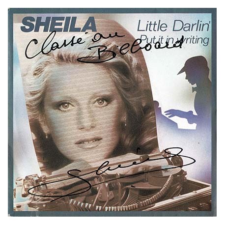 SP SHEILA dédicacé LITTLE DARLIN'