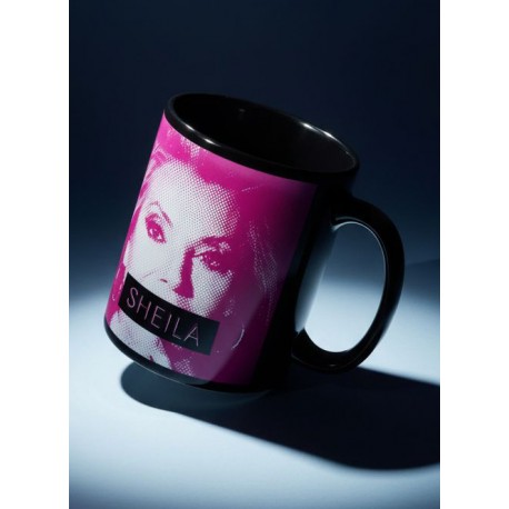 Mug noir et rose à l'avenir